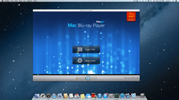 main interface of free mac mp4 player